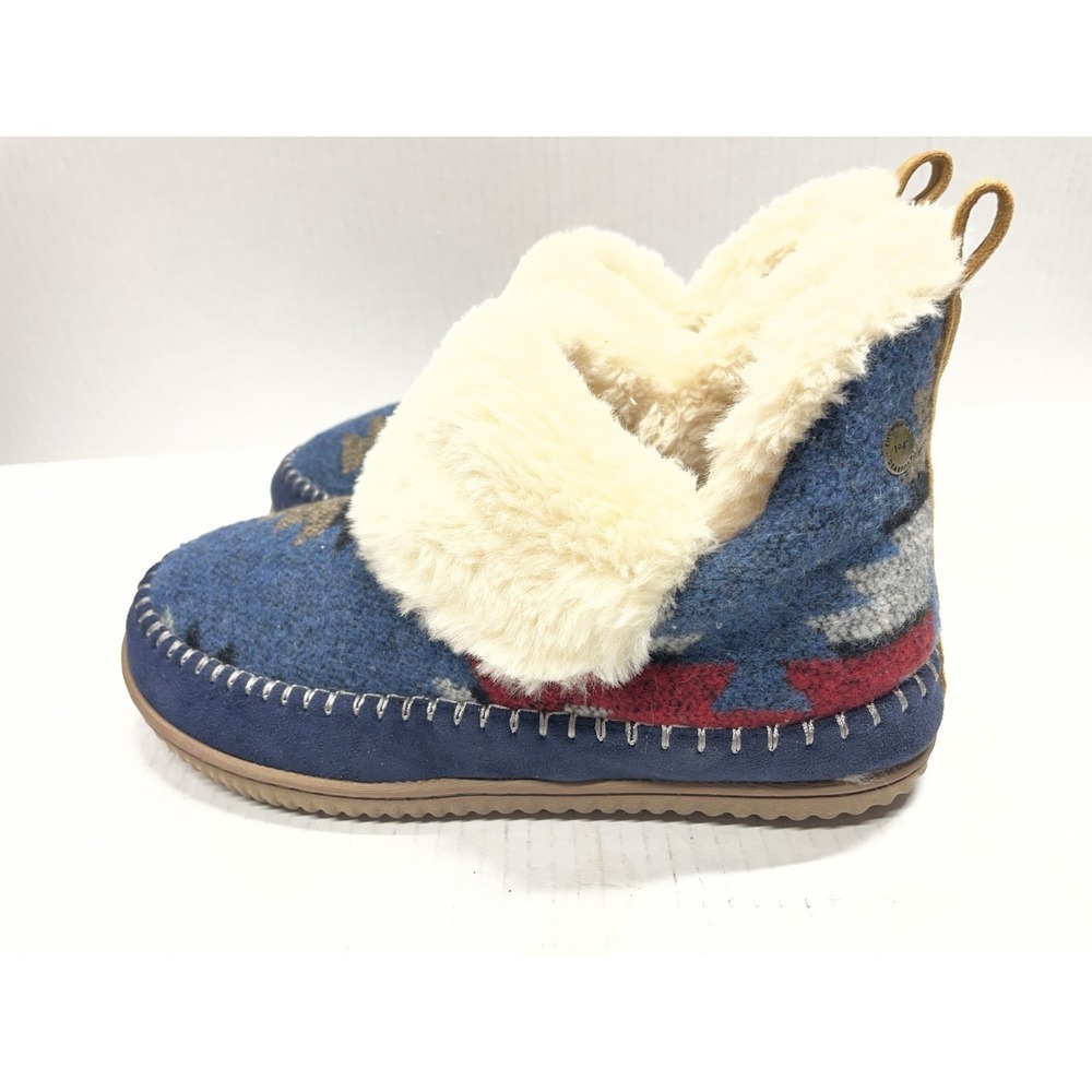 Alpine By Dearfoams  Doritz Mountain Aztec Bootie Slipper Women's 8 EUC